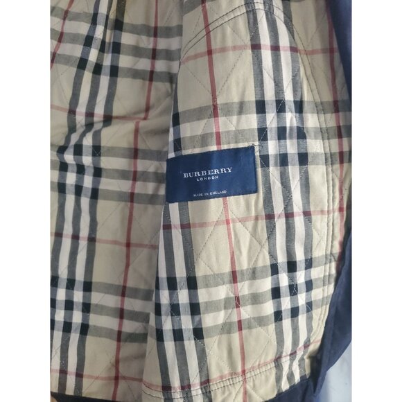 Burberry London Corduroy Collar Vintage Quilted Jacket Women's Size Medium - Picture 4 of 16